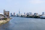 Fukuoka Tower in the background